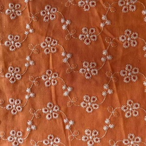 Tissus en voile brodés <span class=keywords><strong>100</strong></span>% coton de haute qualité et colorés pour robes de femmes - Product Image 4
