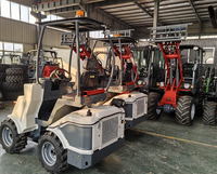 Minipala Elettrica HAIJU HJ620E CE, Trazione Idraulica a Quattro Ruote, Capacità di Carico 500kg-800kg, Batteria al Piombo-Acido, Ecologica e Durevole