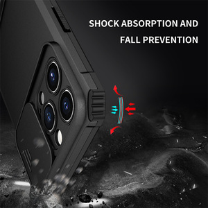 Funda Protectora para Teléfono con Cámara Deslizable para <span class=keywords><strong>iPhone</strong></span> 17 16 15 14 13 12 11 Pro Max Plus Pro / XS XR X 7 8 con Soporte y Cubierta Trasera - Product Image 3