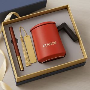 Coffee/Tea Mug <b>Gift</b> <b>Box</b> for Companies | Premium Pen Included, Gold logo Service, Wholesale Factory Pricing - Product Image 1