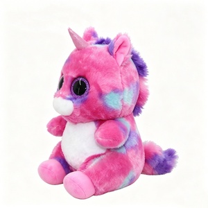 Peluche de unicornio personalizado, unicornio de peluche, unicornio de peluche con ojos grandes, unicornio de peluche rosa, unicornio de peluche brillante - Product Image 3