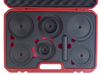 Oxvito Kit d'installation professionnel en acier pour joints de moyeu avant/arrière pour camions VOLVO FM12 380420,430, résistant