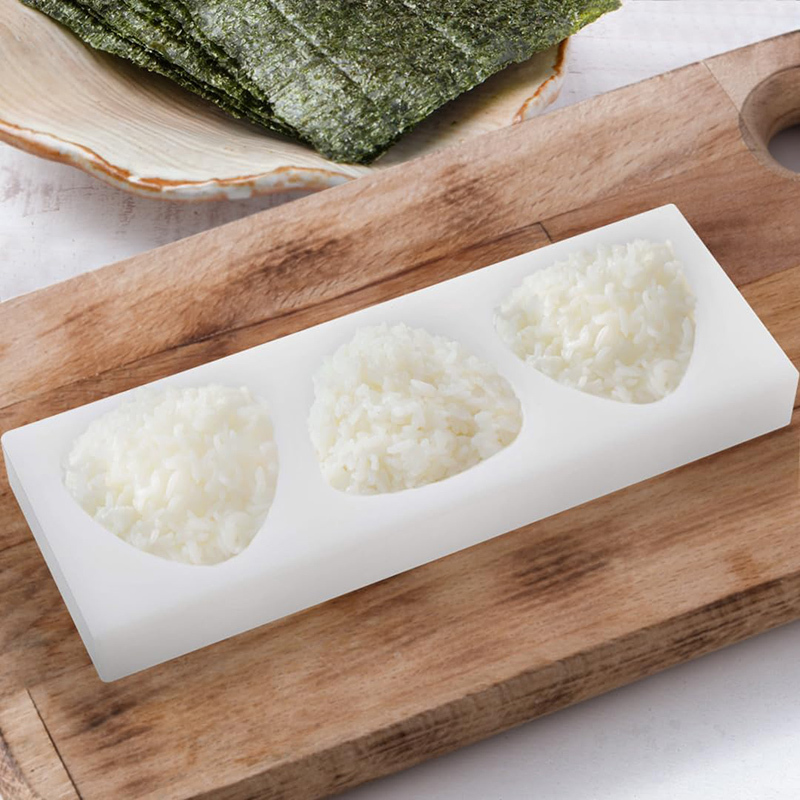 Triangle Rice Ball Maker Set - 2 Sizes, Made In Japan, Onigiri Musubi Mold
