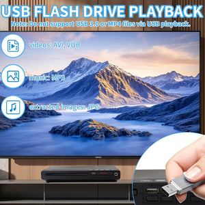 Reproductor de DVD Portátil 1080P, Reproductor de Discos de Video Multimedia con USB y Salida de Video HD para Cine en Casa - Product Image 6