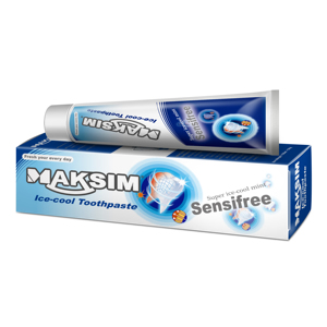 <span class=keywords><strong>Dentifrice</strong></span> MAKSIM Sensifree 130 grammes, <span class=keywords><strong>dentifrice</strong></span> à la menthe super fraîche, <span class=keywords><strong>dentifrice</strong></span> blanchissant rapide - Product Image 2