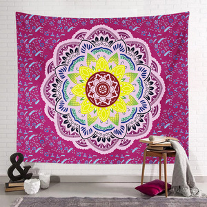 Grande stile dorato Ombre Mandala parete arazzo Hippie camera decorazione artista orientale Design indiano motivo appeso <span class=keywords><strong>arazzi</strong></span> - Product Image 6