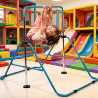 Barre de gymnastique autoportante réglable en hauteur pour l'entraînement des enfants à domicile