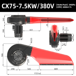220V air <b>Blower</b> <b>Car</b> Wash Hot Sales High Quality Auto Dryer Machine for the Touch Less <b>Car</b> System - Product Image 4