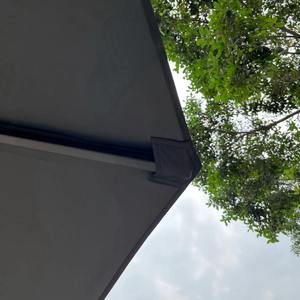 Sombrilla de Aleación de Aluminio para Exteriores, Sombrilla Grande para Patio con Columna, Paisaje de Playa, Café, Té DE LA Leche - Product Image 2