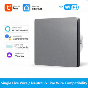 Interrupteur mural intelligent Tuya 2025 avec minuterie, compatible WiFi, <span class=keywords><strong>Android</strong></span>, PC, Alexa et <span class=keywords><strong>Google</strong></span> Assistant, design <span class=keywords><strong>barre</strong></span>, pour maison intelligente - Product Image 4