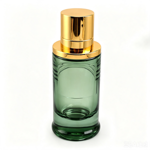 Flacone di Profumo in Vetro Cilindrico da <span class=keywords><strong>100</strong></span> <span class=keywords><strong>ML</strong></span> con Chiusura a Baionetta, Contenitore per Fragranze in Vetro Spesso Trasparente con Coperchio Magnetico in Metallo di Lusso - Product Image 3