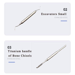 Kit de instrumentos quirúrgicos dentales Kit de Cirugía Dental Cirugía dental Juego de instrumentos de 26 piezas - Product Image 3