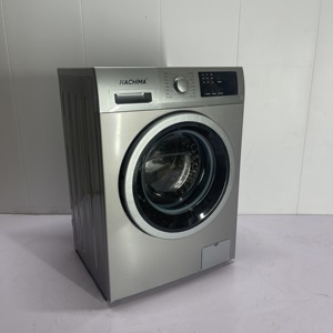Philippines Silver Automatic Electric Plastic Front-Load 10kg Energy-Saving Washing Machine for Home Use 220V Dryer Machine for - Product Image 1