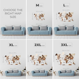 Décoration murale <span class=keywords><strong>moderne</strong></span> en bois 3D avec éclairage LED 3.0, carte du monde, idéale pour la maison et les cadeaux, vente en gros - Product Image 3