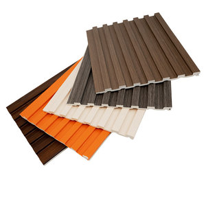 Meilleur Prix d'Usine Panneau Mural Cannele en WPC pour Salon Intérieur, Décoration de Maison, Panneau Mural en Lattes de Bois Étanche - Product Image 6