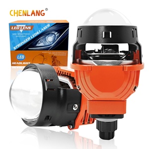 New Arrival 2.5-inch cao-lumen Led Đèn Pha 150 Wát đôi đèn cup ống kính hai tròng Bóng đèn siêu nhiệt từ chối bi LED ống kính máy chiếu - Product Image 1