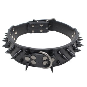 <span class=keywords><strong>Collar</strong></span> para Mascotas con Púas de Diente de Lobo GMTPET, <span class=keywords><strong>Collar</strong></span> de Cuero con Remaches Anti-mordidas para Perros Medianos y Grandes - Product Image 2