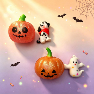 Juego de Juguetes Blandos de Calabaza de Halloween al por Mayor, Figuras Mini Aleatorias, Juguetes Antiestrés de Rebote Lento, Juguetes Sensoriales para Fiestas de Halloween - Product Image 6