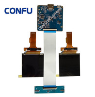 Écran double TFT IPS LCM 2,9 pouces 1440x1440 pour casque VR/AR DIY avec carte de pilote MIPI et protection oculaire
