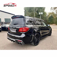 Pour Mercedes Benz X166 GLS fibre de carbone Brabus Style Kit de carrosserie lèvre avant garde-boue diffuseur becquet roue sourcil