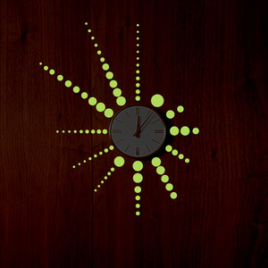 Adhesivo de pared con lunares que brillan en la oscuridad, 21x29,7 cm, PVC impermeable para decoración del hogar y habitación de niños - Product Image 3