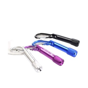 Cheap Promotional Custom LED <b>Torch</b> Keyring with Carabiner EVA Material Multifunction - Product Image 4