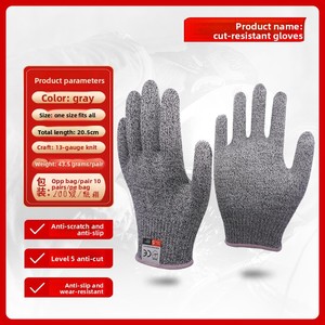 Level 5 Cut-Resistant Anti-Slip Anti-Impact Food-Grade Polyethylene Lightweight <strong>Gardening</strong> Butchering Fish Handling Oyster - Product Image 6