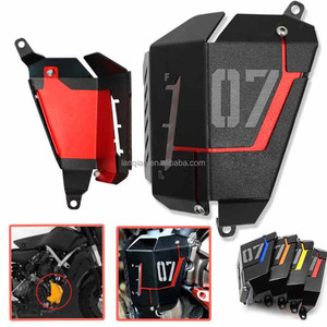 Pour YAMAHA <span class=keywords><strong>MT</strong></span>-<span class=keywords><strong>07</strong></span> 2014-<span class=keywords><strong>2016</strong></span> FZ-<span class=keywords><strong>07</strong></span> MT07 FZ <span class=keywords><strong>07</strong></span> Accessoires de moto Grille de radiateur Garde de protection du réservoir d'eau en aluminium - Product Image 5