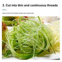 Voedselhakmolen Groentespiralisator Snijmachine Hakselaar Met Courgette Spiraalvormige Noedel/Spaghetti/Pastamaker