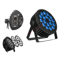Projecteur de scène LED PAR RGBW 4-en-1 en aluminium haute luminosité 18*12W DMX 4/8 canaux pour mariage