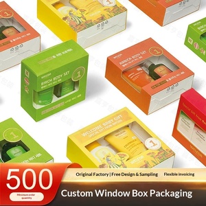 Custom <b>Windowed</b> Cosmetic Boxes White Cardstock Printing for Lotion Packaging Factory - Product Image 3