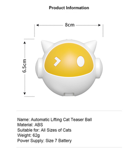 Juguete Eléctrico Elevador para Gatos, Divertido Juguete de Ejercicio con Cuerda Larga para Felinos - Product Image 6