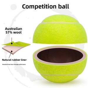 <span class=keywords><strong>Balles</strong></span> <span class=keywords><strong>de</strong></span> padel <span class=keywords><strong>de</strong></span> compétition 57% laine importée, 3 <span class=keywords><strong>balles</strong></span> par <span class=keywords><strong>seau</strong></span>, haute élasticité, durables - Product Image 2