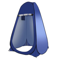 Tente de douche Pop Up de camping terrestre portable de bonne intimité pour toilettes extérieures, douche, pêche