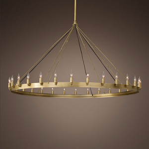 Mỹ phong cách retro công nghiệp gác xép sắt nghệ thuật <span class=keywords><strong>Samurai</strong></span> khách sạn Chandelier - Product Image 3