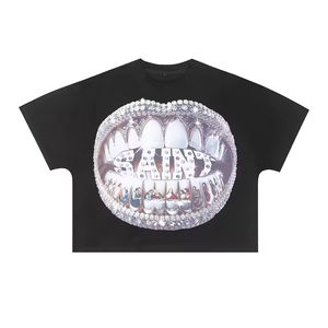 T-shirts courts de haute qualité 100% coton Boxy Graphic T-shirts Streetwear T-shirts personnalisés en gros pour hommes - Product Image 1