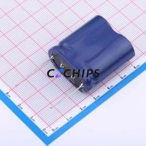 Supercondensateur SP-5R5-Z106VYL22, composant traversant (THT), P=24mm, condensateur 10F, 0%~+30%, 5.5V, 50mOhm@1kHz - Product Image 2