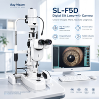Lampe à fente ophtalmique SL-F5D avec système d'imagerie numérique pour l'examen des yeux