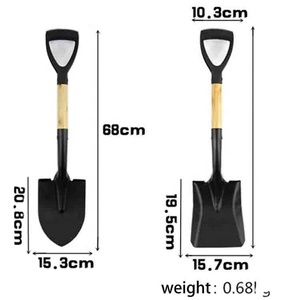 مجرفة مشاة روسية صغيرة بمقبض خشبي رخيص لأدوات الزراعة و Construcition - Product Image 3