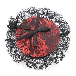 新しい赤い模様の胸のパッチバタフライノットセクシーレース乳首ステッカー付きハーネス付きボンデージセックスおもちゃHuawenブランド中国 - Product Image 4