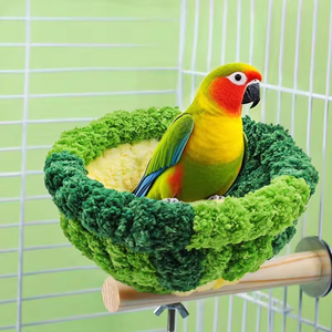 <span class=keywords><strong>Lit</strong></span> <span class=keywords><strong>pour</strong></span> oiseaux à suspendre à la cage, hamac balançoire <span class=keywords><strong>pour</strong></span> oiseaux, petite taille, <span class=keywords><strong>cabane</strong></span> de sommeil <span class=keywords><strong>pour</strong></span> perruches, conures, canaris, pinsons - Product Image 4