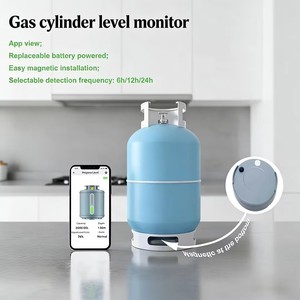 Indicateur de niveau de réservoir GPL intelligent à fixation magnétique rapide, signal Bluetooth et WiFi précis, dispositif de sécurité essentiel pour la prévention des fuites - Product Image 1