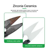 Tijeras Especiales de Cerámica Aisladas en Forma de U para Cortar Cables de Batería de Teléfono Móvil iPhone, Herramienta de Reparación