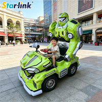 Manège Robot Commercial Électrique pour Enfants avec Moteur Puissant, Grande Batterie, Équipement d'Amusement pour Centres Commerciaux et Plazas avec Éclairage LED