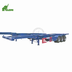 Semi-remorque châssis porte-conteneurs robuste à 3 essieux pour le <span class=keywords><strong>transport</strong></span> de conteneurs de 20 pieds et 40 pieds - Product Image 6