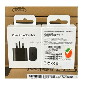 Charge Super Rapide Type C 25W PD Chargeur UK Plug USB-C Chargeur Adaptateur pour <span class=keywords><strong>Samsung</strong></span> S25 S24 S23 S22 <span class=keywords><strong>S21</strong></span> S20 Ultra <span class=keywords><strong>FE</strong></span> Note 20 - Product Image 1
