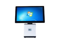 Terminal de point de vente tactile tout-en-un avec imprimante thermique intégrée 58/80 mm, écran tactile 15,6 pouces, processeur Intel i7, système d'exploitation Windows/Android, garantie 1 an