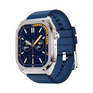Montre connectée HD40 pour hommes avec grand écran AMOLED, appels Bluetooth, fonction de surveillance de la fréquence cardiaque, de la pression artérielle et de l'oxygène sanguin - Product Image 1