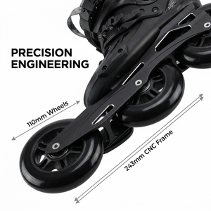YSMLE ad alte prestazioni vendita calda 4 ruote in linea Skate in alluminio da corsa professionale per uomini <span class=keywords><strong>o</strong></span> donne Fitness <span class=keywords><strong>Roller</strong></span> Skate - Product Image 5