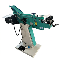 Machine de meulage multifonctionnelle 3-en-1 pour la fabrication des métaux, avec rainureuse de tuyaux électriques industrielle et ponceuse à bande, certifiée CE